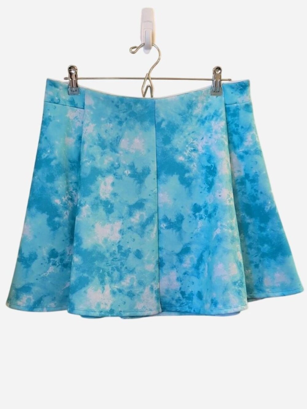 Decree Aqua Tie-Dye Circle Skirt | Size XL